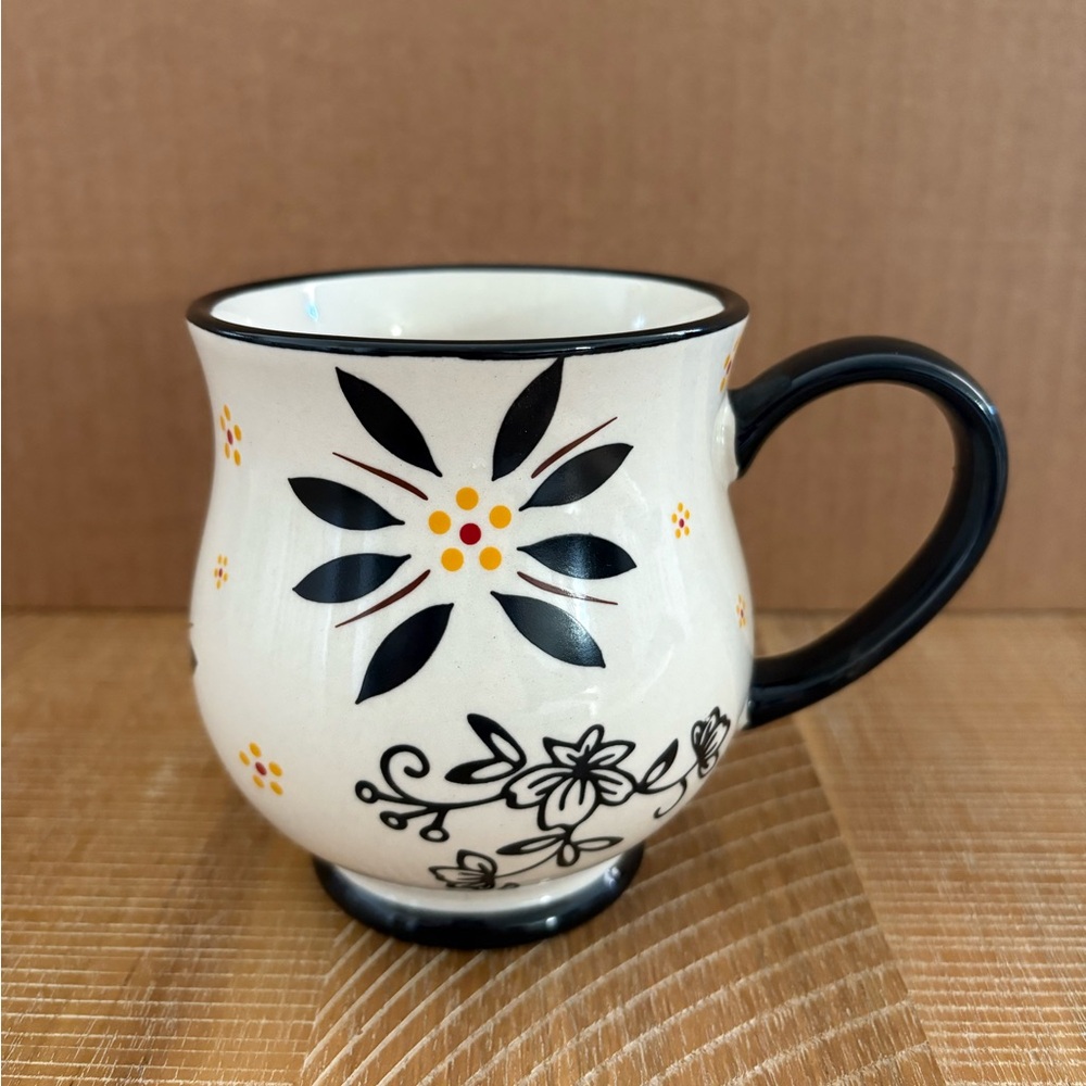 Temptations by Tara - 16 oz Mug / Cup - Stoneware Old World Black Discontinued